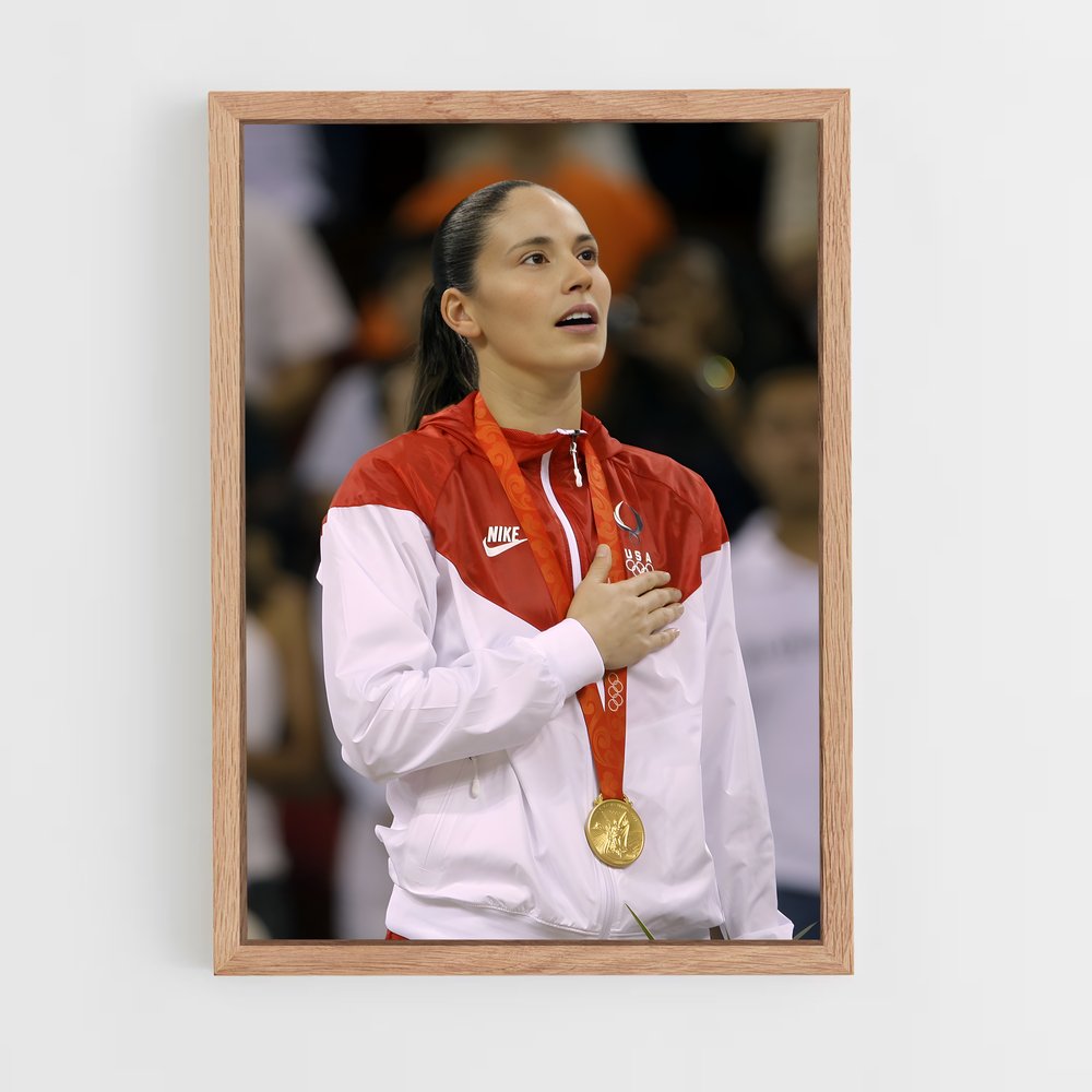 Poster Médaillée de Beijing – affiche Jeux Olympiques (vue 4)